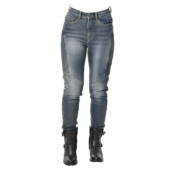 Jean moto femme Overlap Lexy Blue Wash