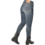 Jean moto femme Overlap Lexy Blue Wash