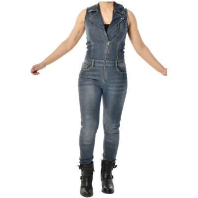 Combinaison en jean Overlap Maze