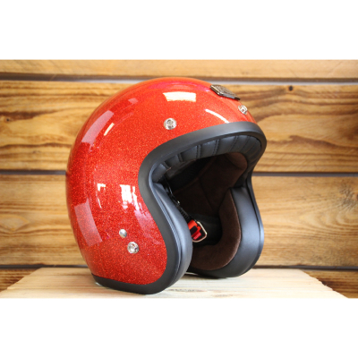 Casque jet S250 Glitter Red Gasoline