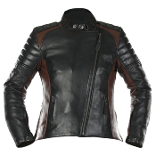 Veste moto cuir femme Overlap Tina