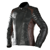 Veste moto cuir femme Overlap Tina