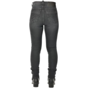 Jean moto femme Overlap Kara Black Overdyed