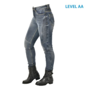 Jean moto femme Overlap Lexy Blue Wash