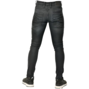 Jean moto homme Overlap Joey Black Waxed