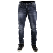 Jean moto homme Overlap Derek Blue Wash