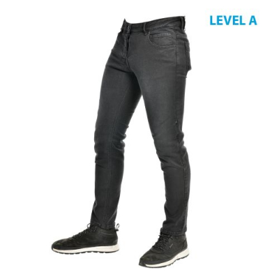 Jean moto homme Overlap Derek Black Overdyed