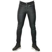 Jean moto homme Overlap Joey Black Waxed