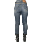 Jean moto femme Overlap Lexy Blue Wash